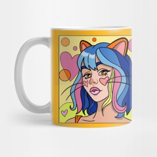 Stylish anime girl Mug